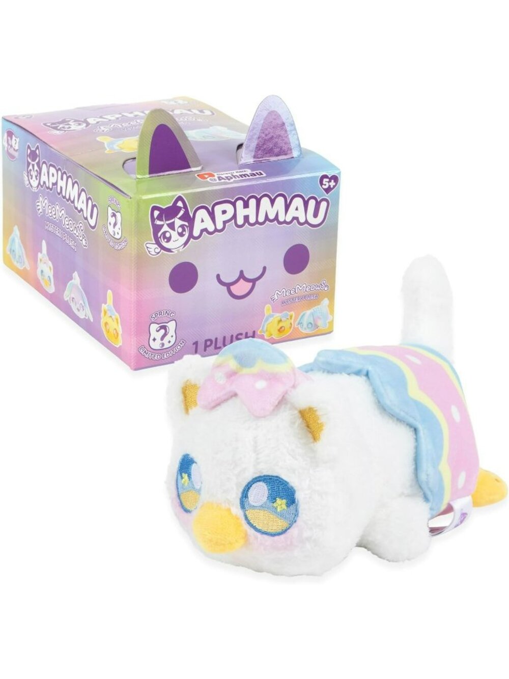 Aphmau MeeMeows Plush WHITE DUCKLING CAT Easter Limited Edition